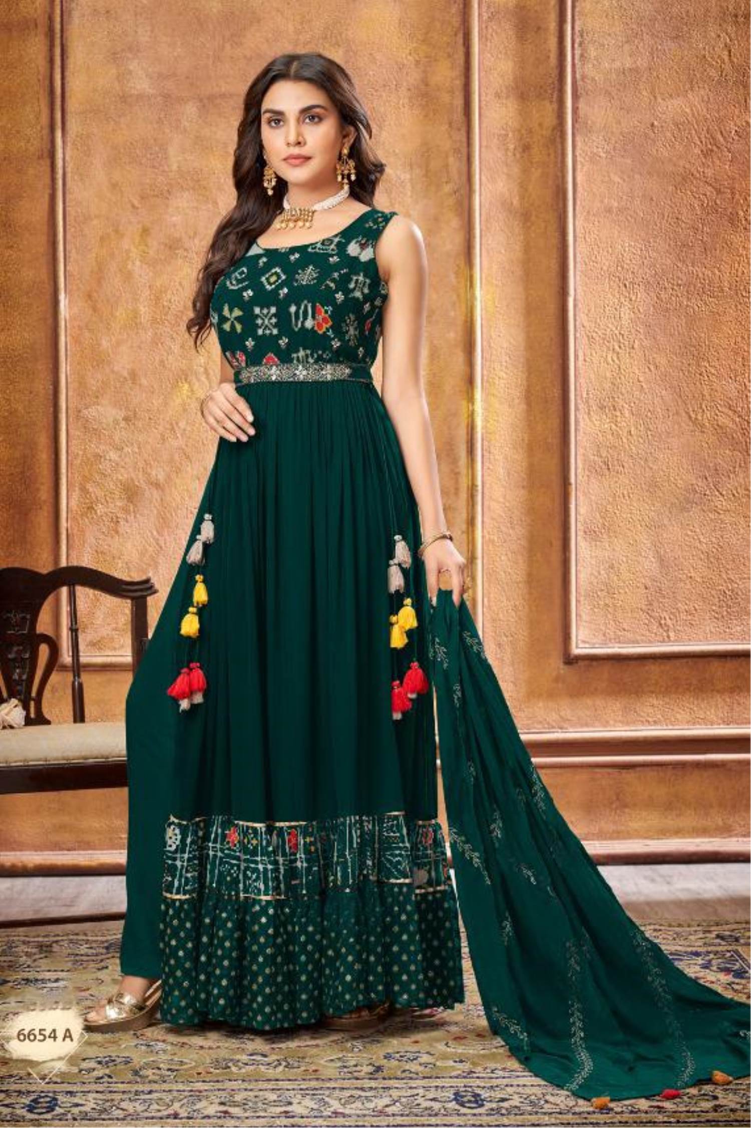 Designer Party Wear Salwar Suit - Dial N Fashion