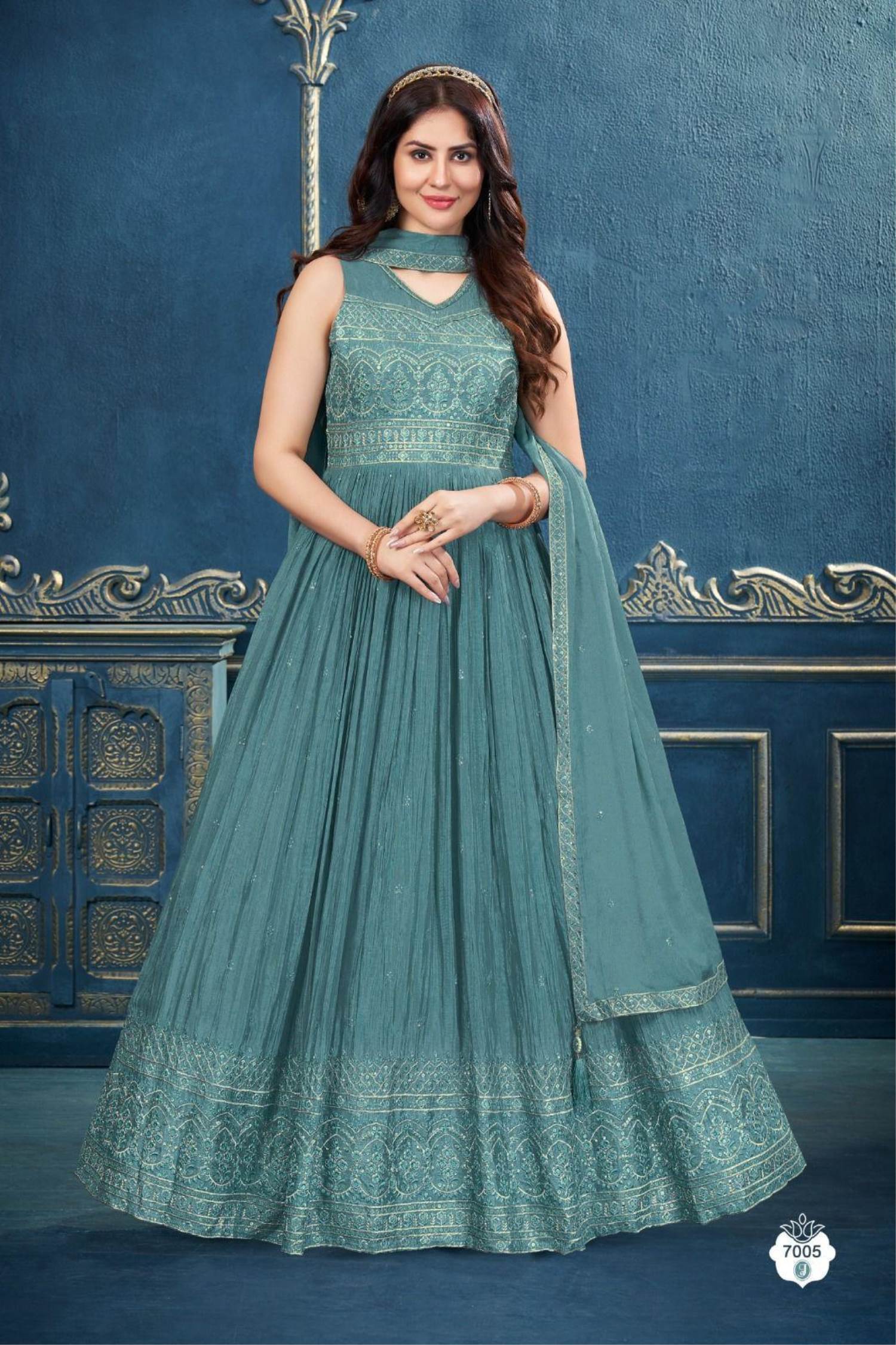 color bucket Anarkali Gown Price in India - Buy color bucket Anarkali Gown  online at Flipkart.com