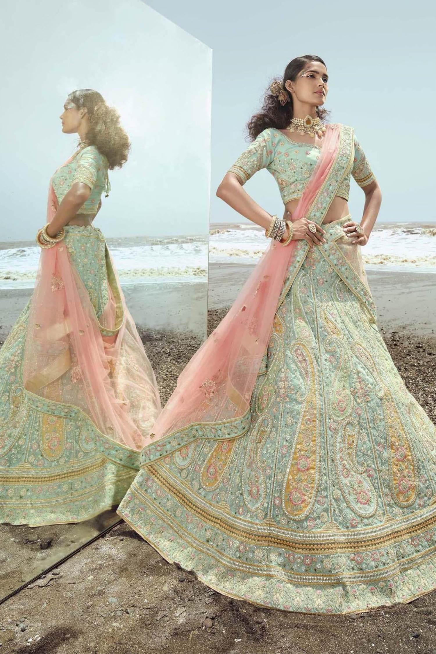 Turquoise Blue Color Wedding