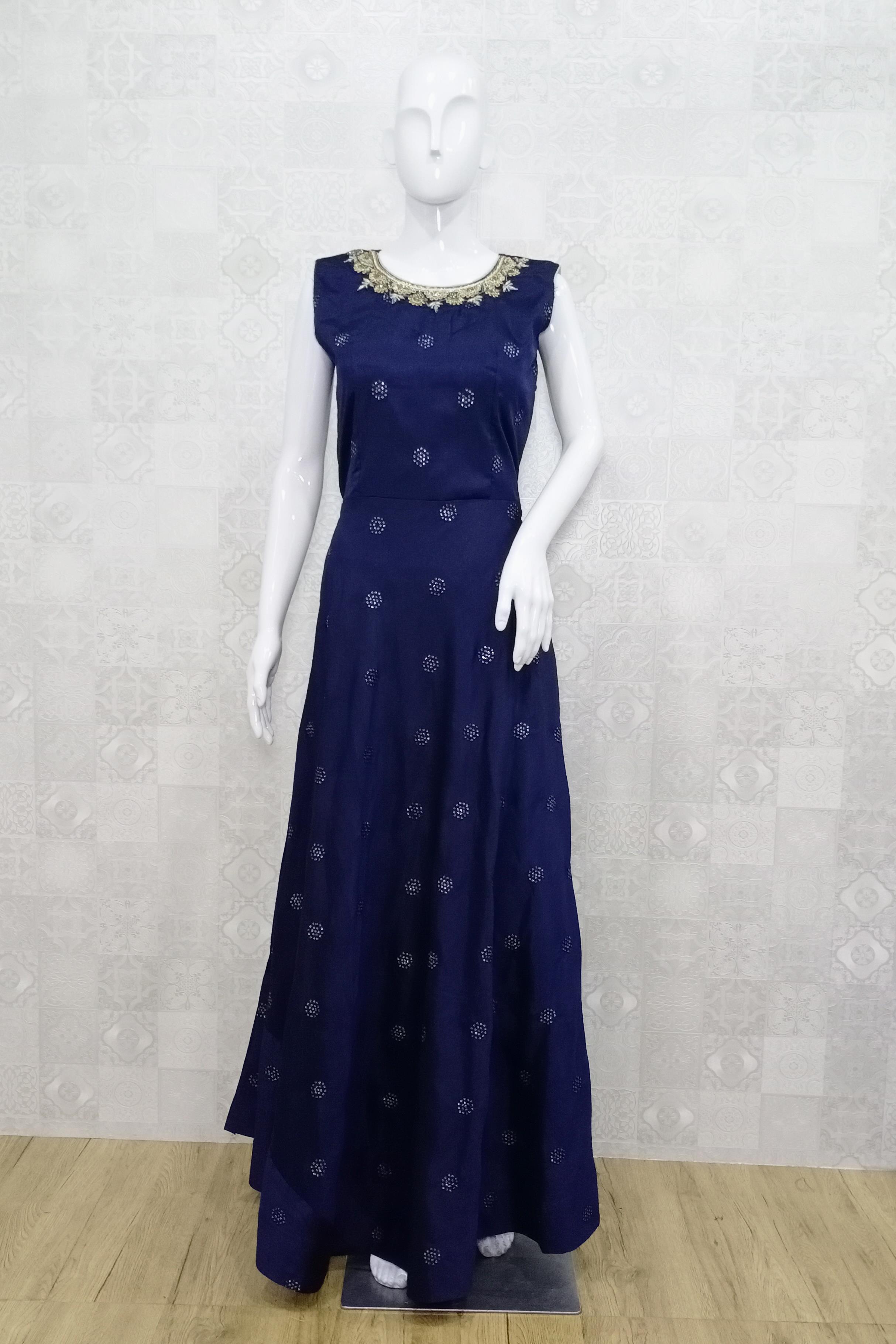 gown for party with dupatta