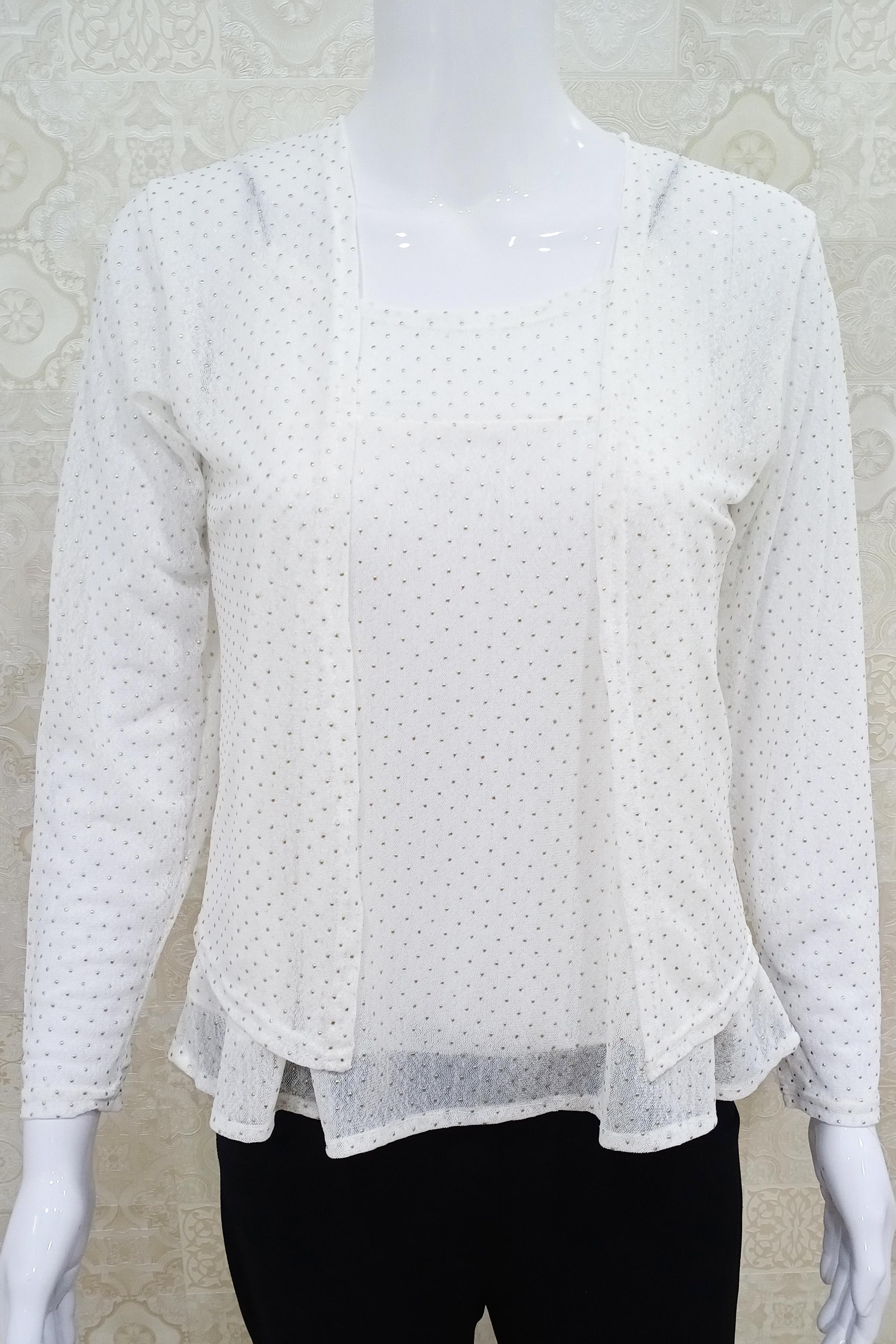 White Color Casual Wear Koti Style ...