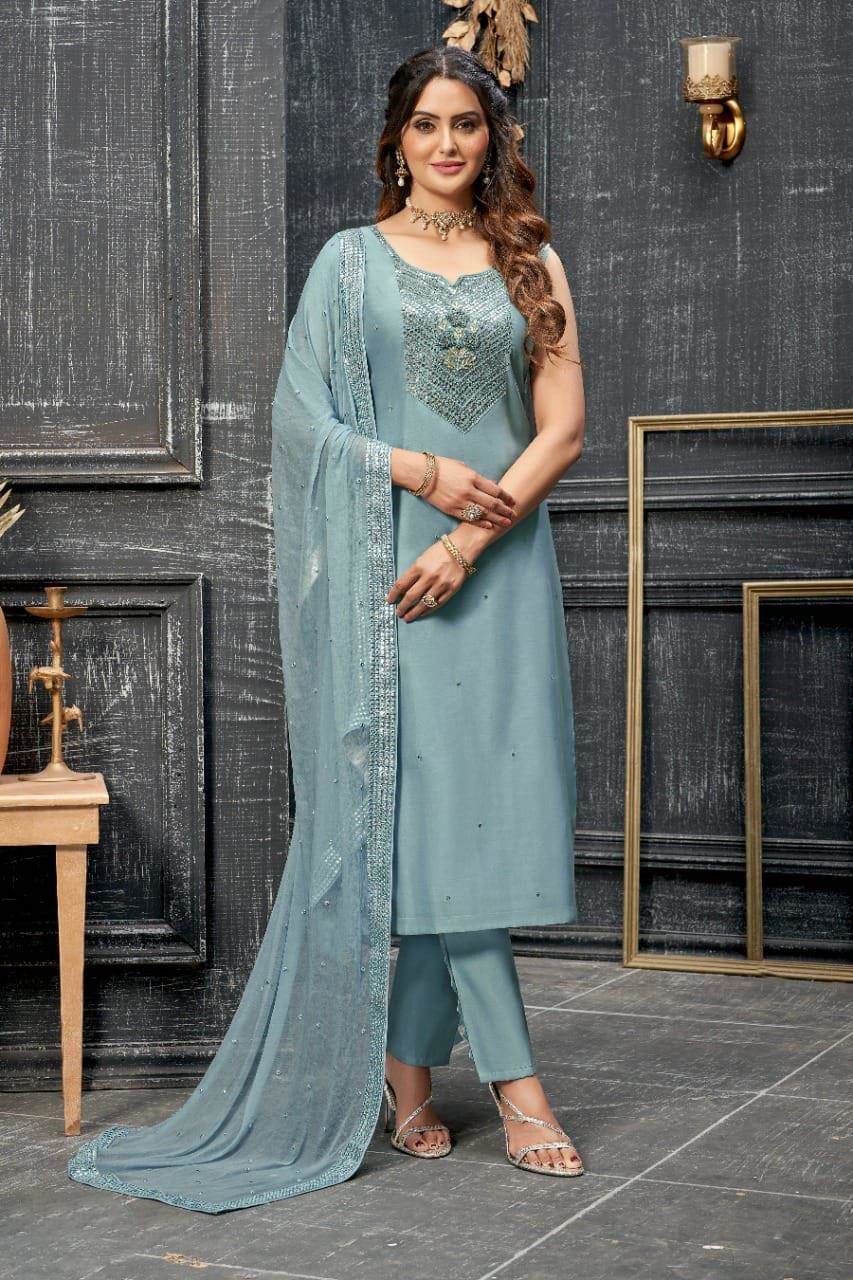 Designer Patiala Suit - Light Green | Patiala Indian Dresses | Chiro's By  Jigyasa