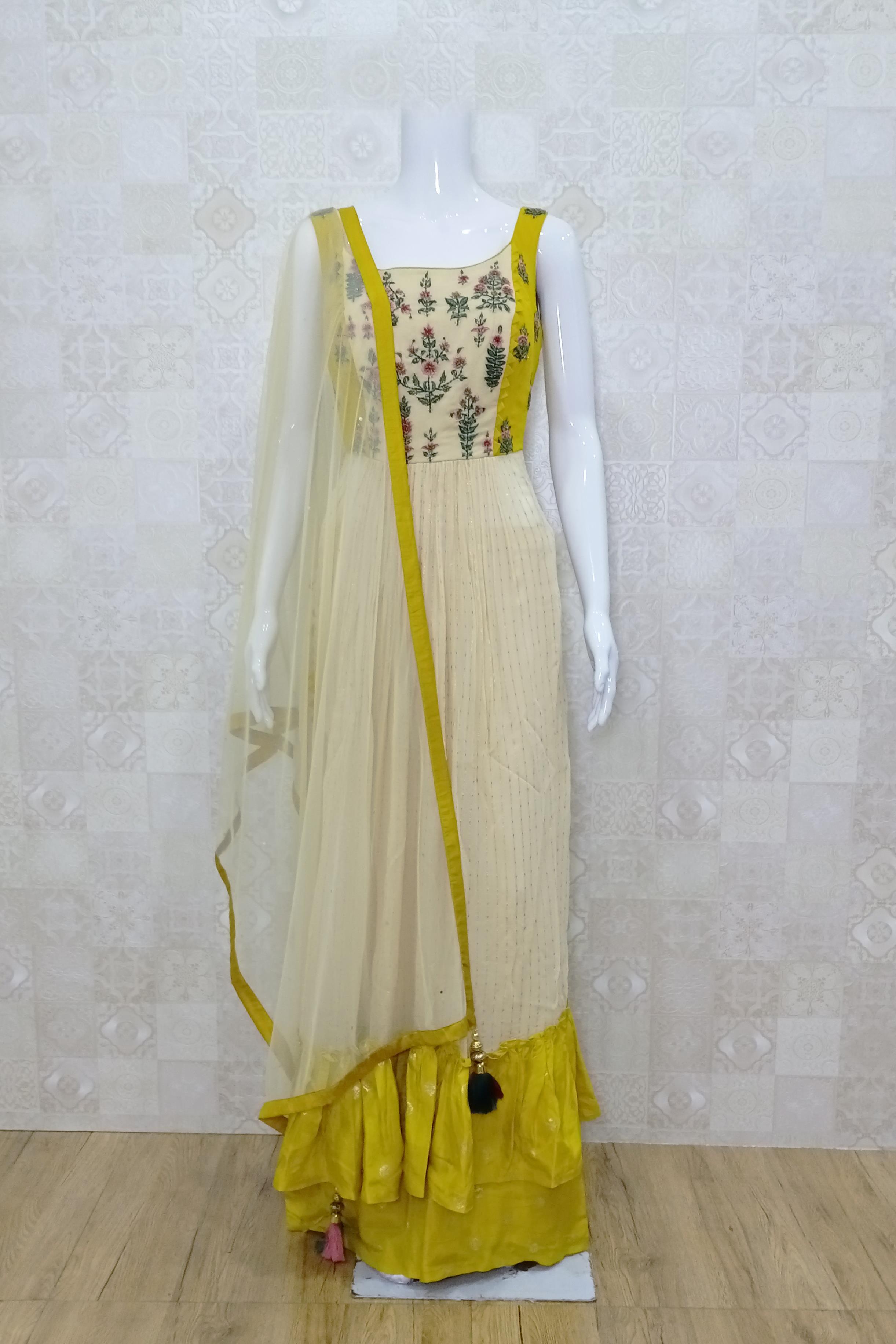 indo western plazo suits