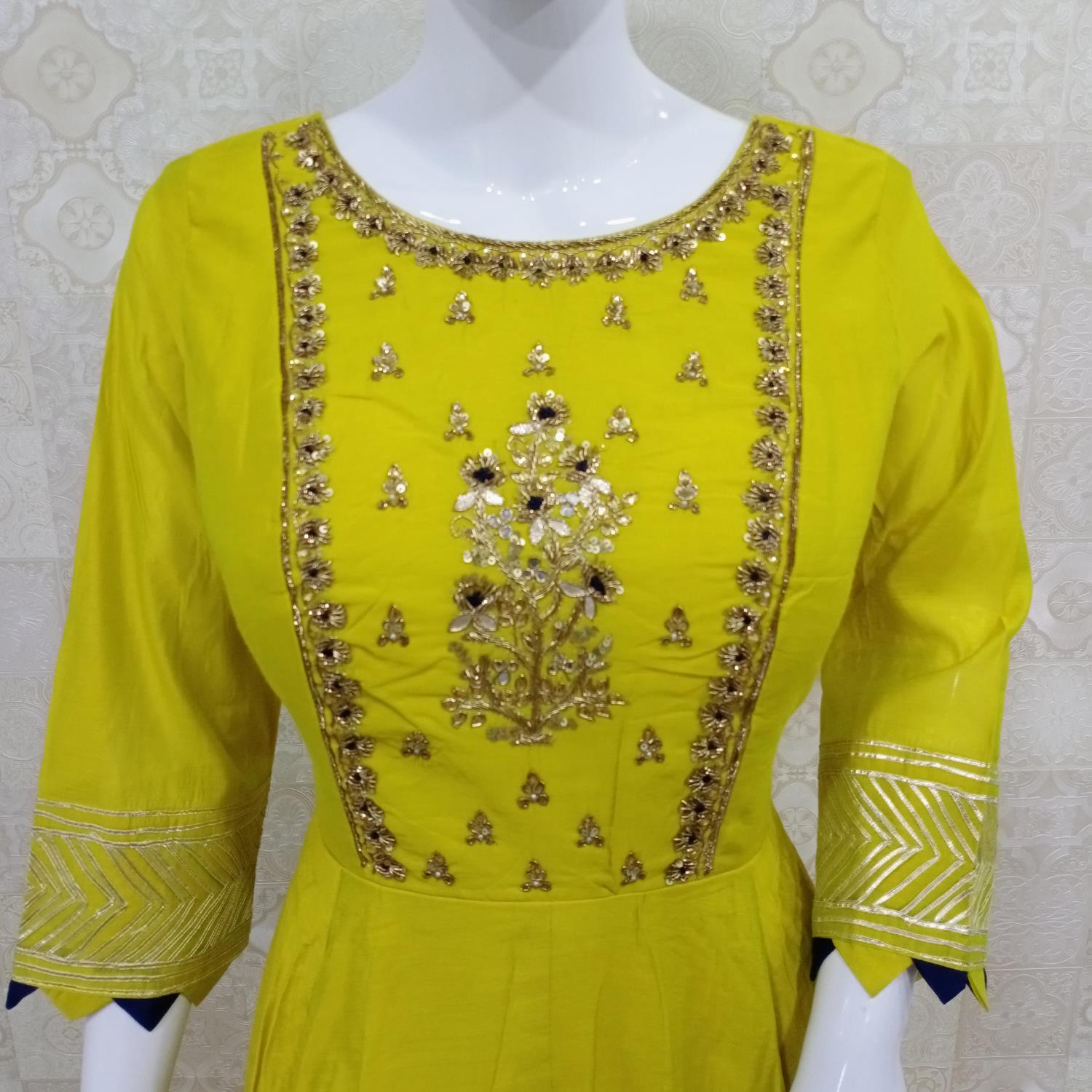 gown for party with dupatta