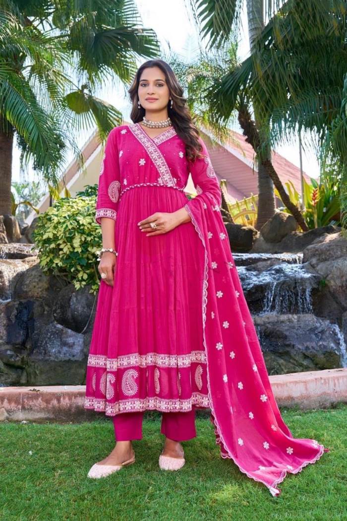 Rani Color Casual Collection Designer Kurti Set