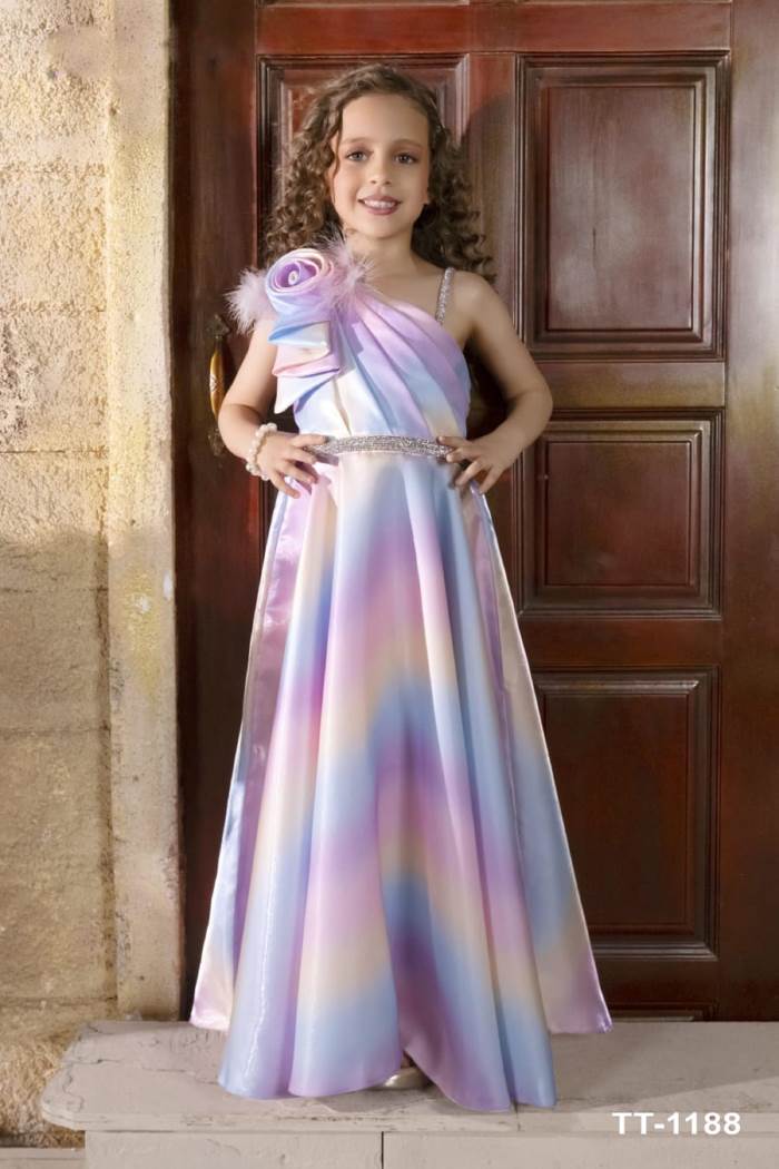 Multy Color Party Wear Gown