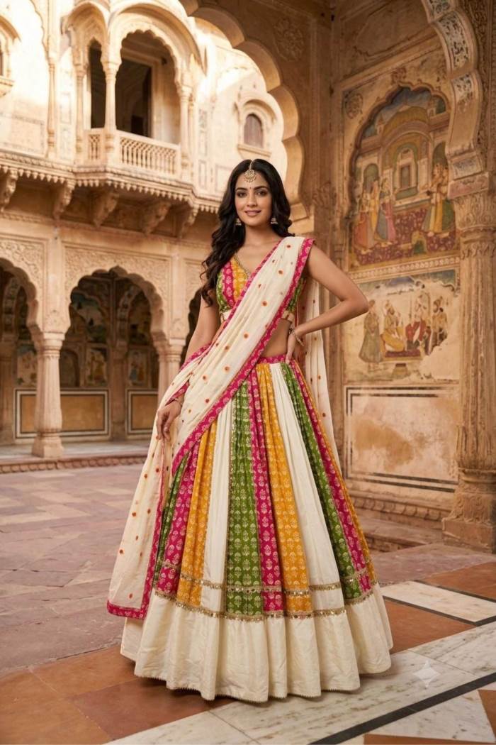 Multy Colour Navratri Collection Chaniya Choli