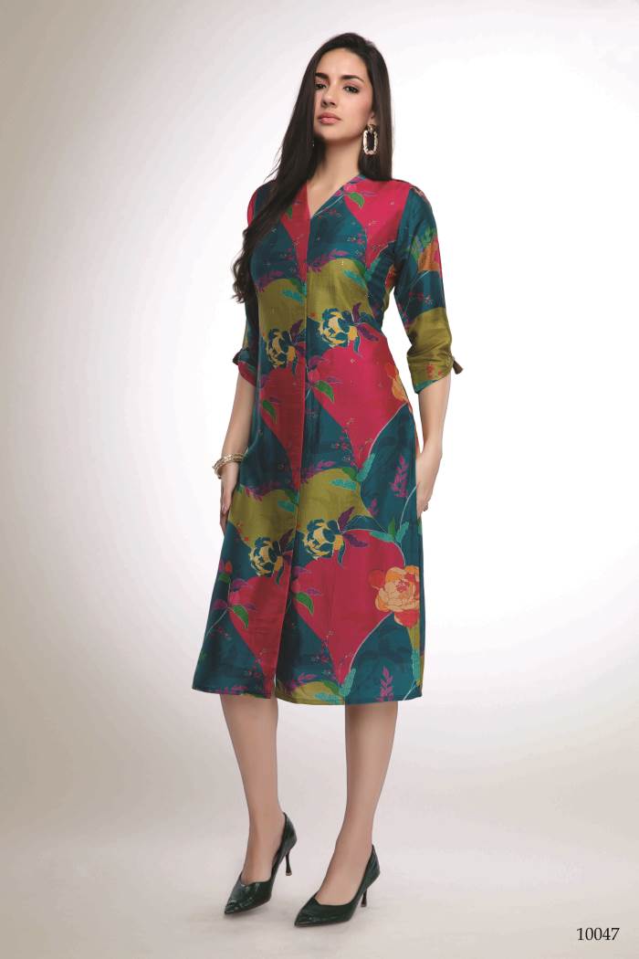 Rama Color Casual Collection Straight Kurti