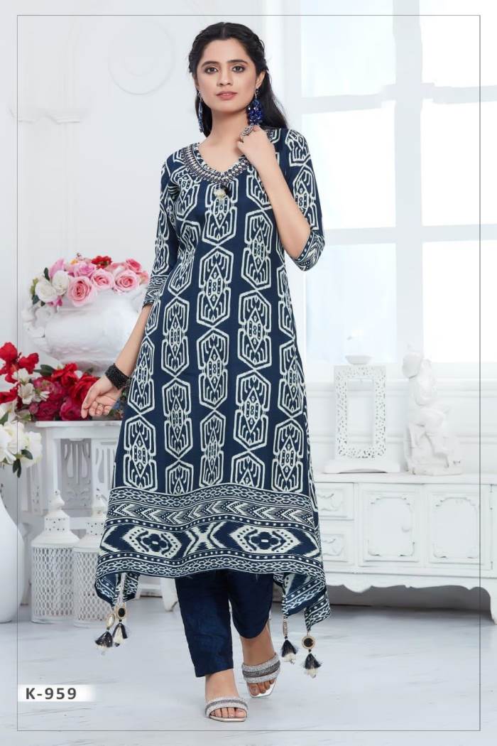 Navy Blue Color Party Wear Designer Pent Suit