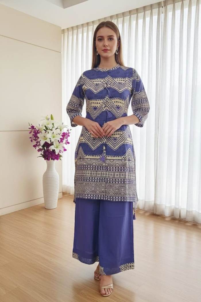 Purple Color Trendy Co-Ord Set 