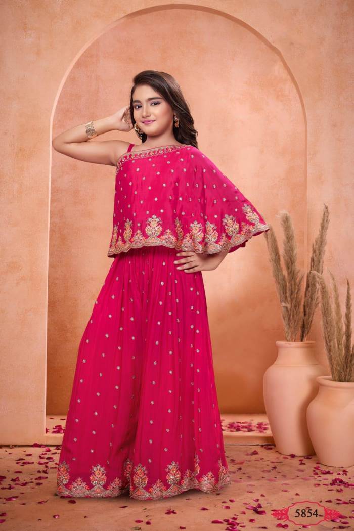 Rani Colour Designer Party Wear Girl