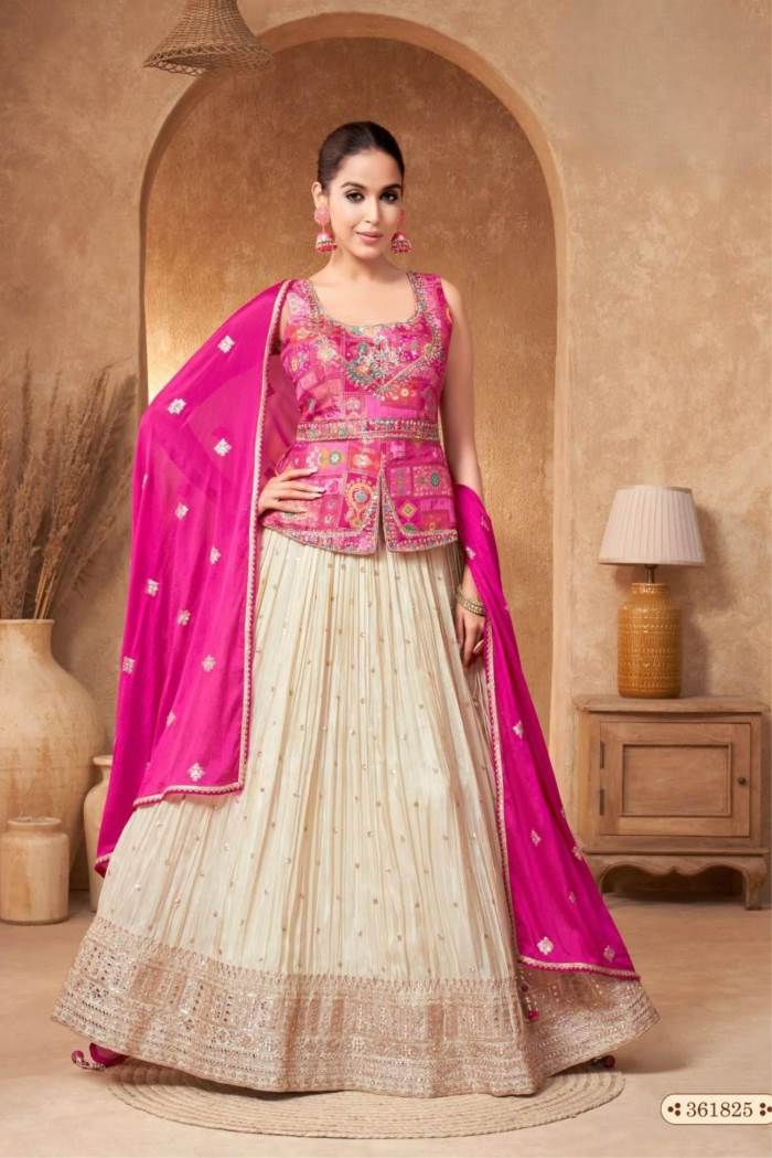 Rani Color Wedding Collection Designer Lehenga Choli