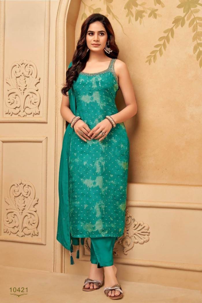 Rama Color Party Wear Designer Straight Long Suit