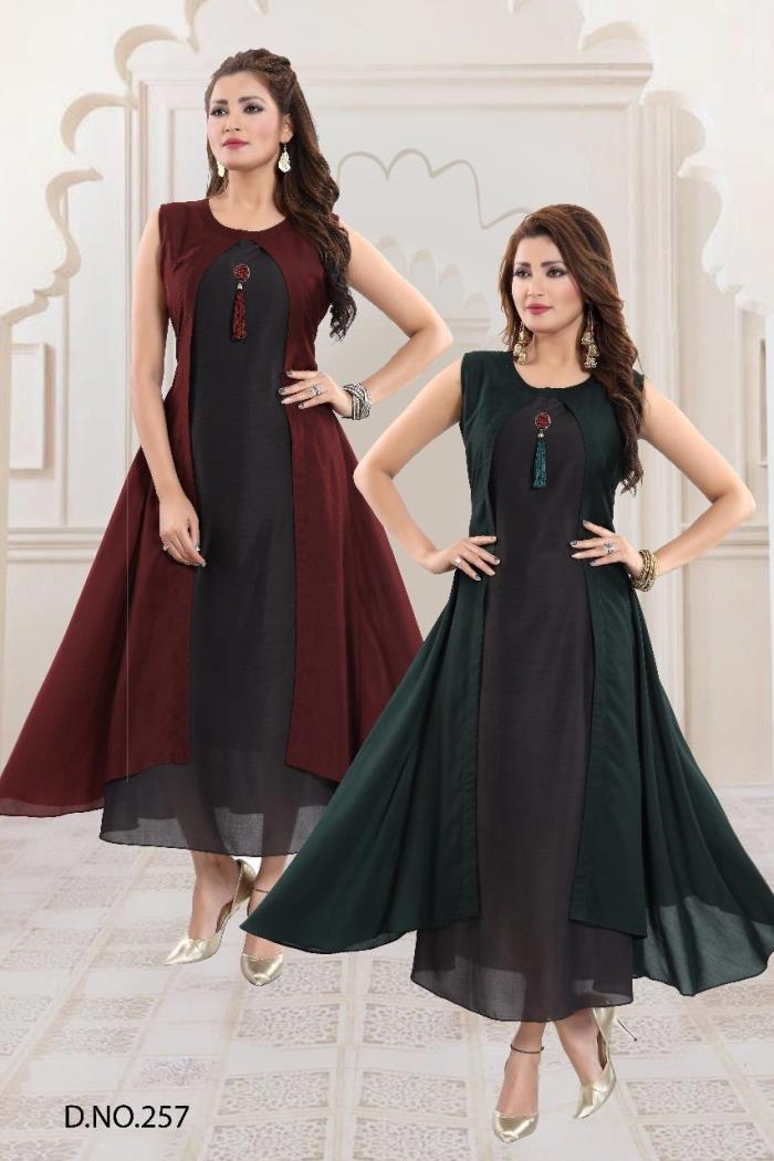 gown and kurti