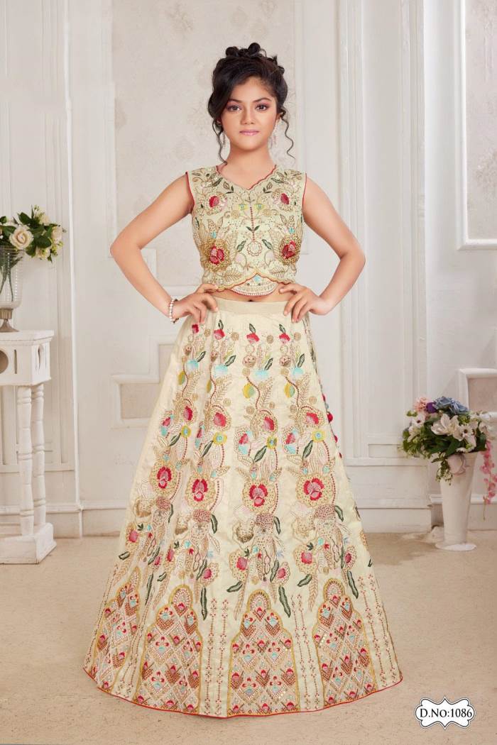 Chiku Color Party Wear Designer Crop Top