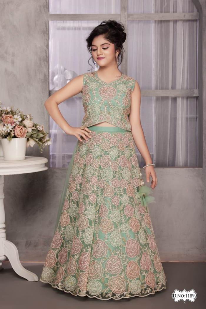Grey Color Wedding Wear Designer Lehenga Choli