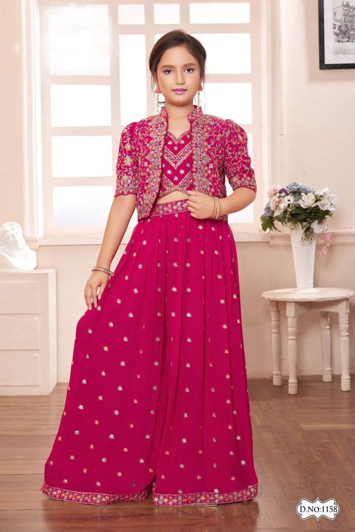 Rani Color Trendy Indo-Westren With Designer Shrug