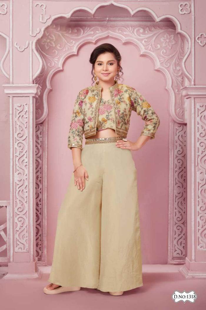 Chiku Color Trendy Indo-Westren with Designer Shrug