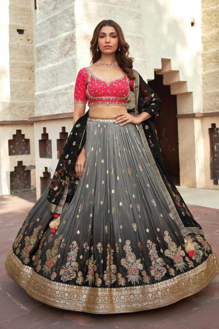 Red Color Wedding Collection Designer Lehenga Choli