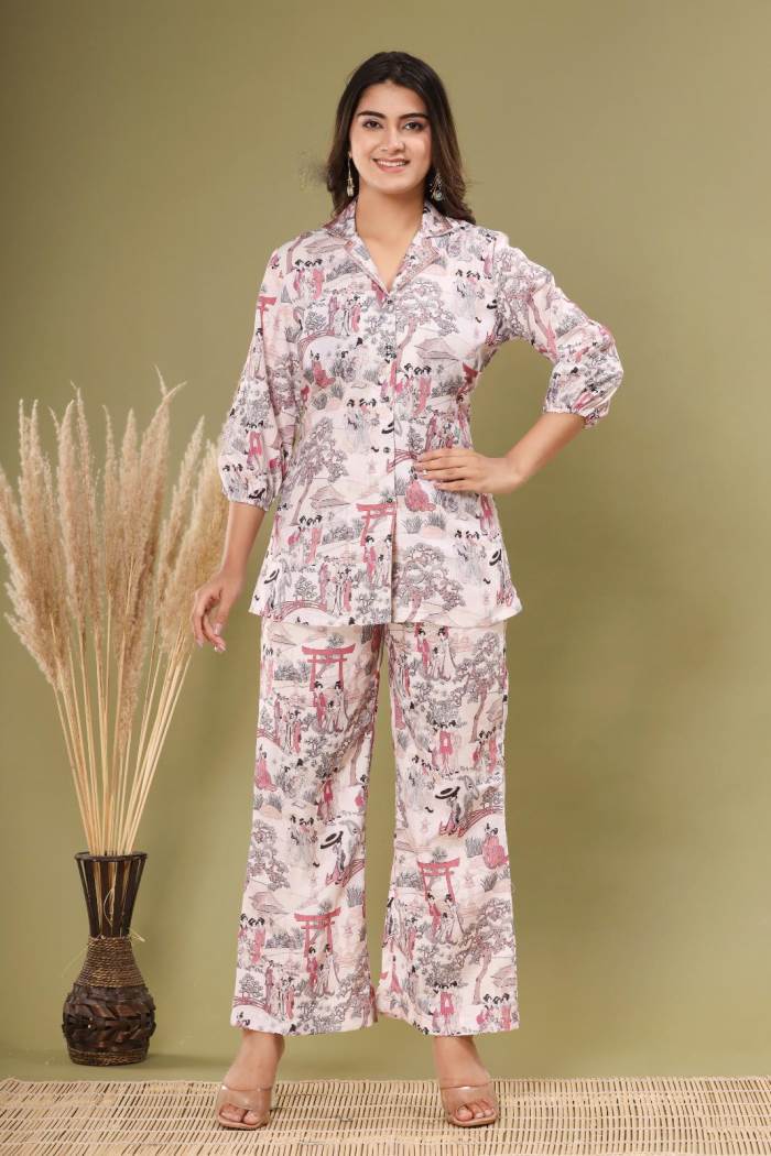 Butter Color Casual Wear Designer Plaazo Suit