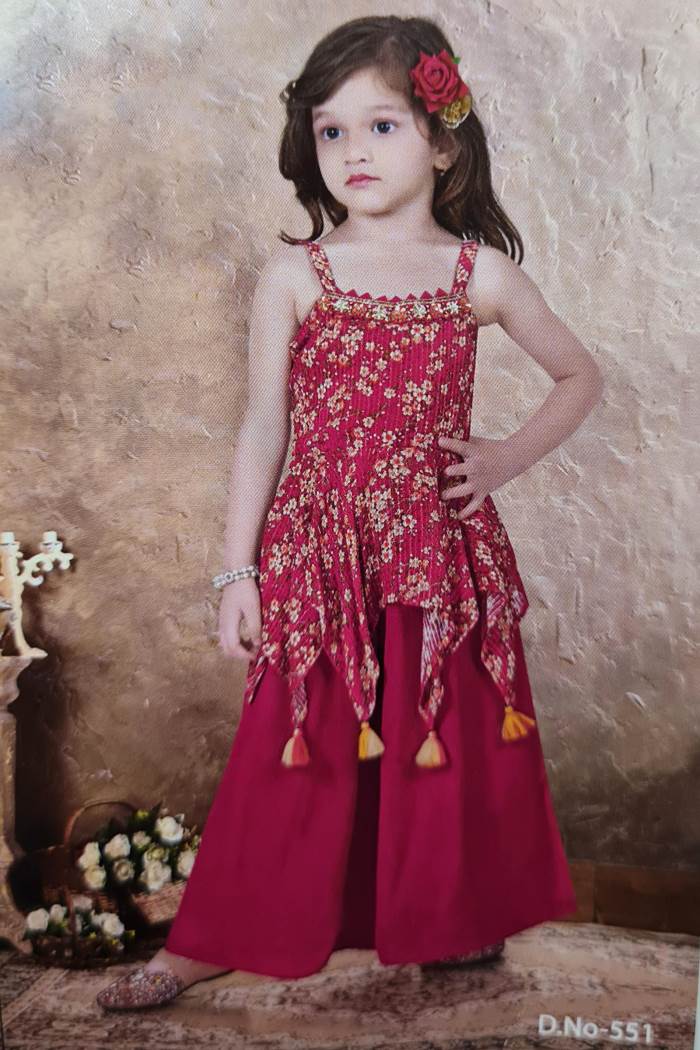 Rani colour plazo suit Clearance