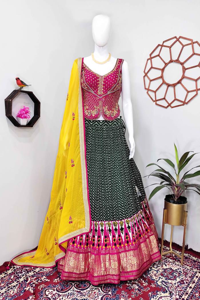 Rani Color Wedding Collection Designer Lehenga Choli