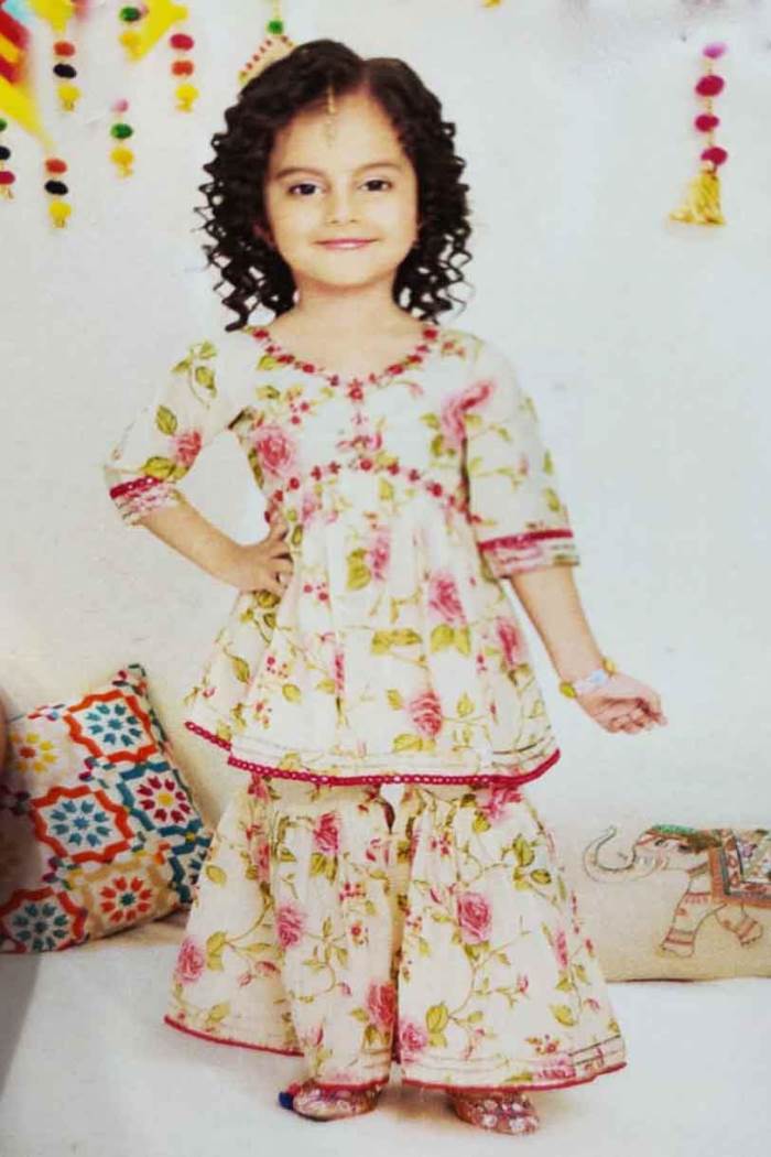 Cream Color Party Wear Wear Designer Suit