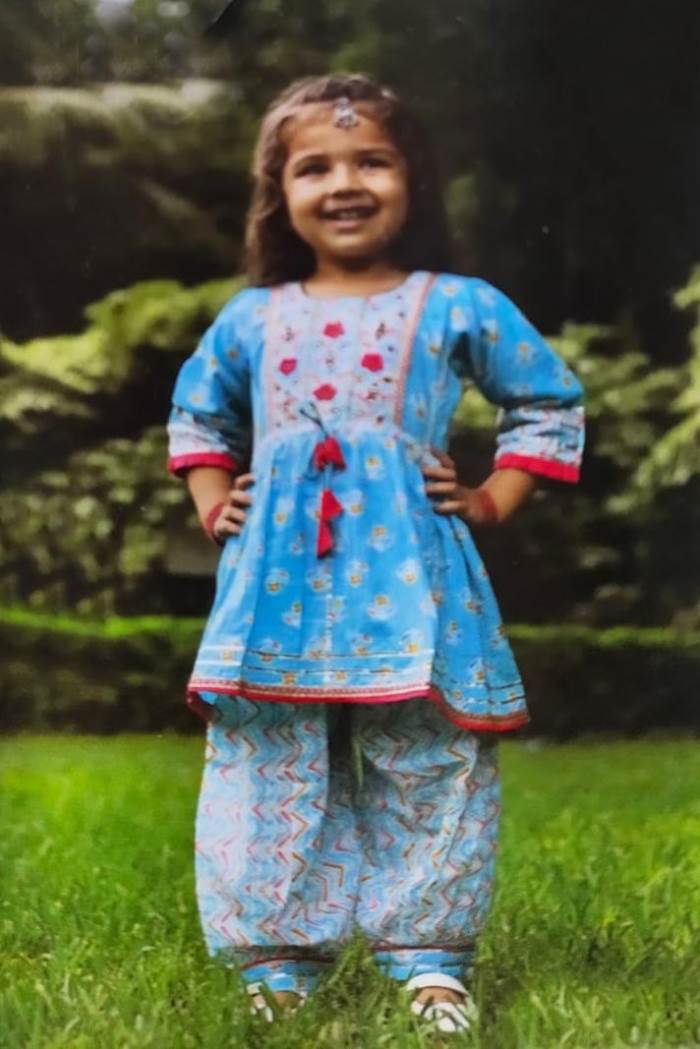Sky Color Party Wear Designer Indo-Western Suit
