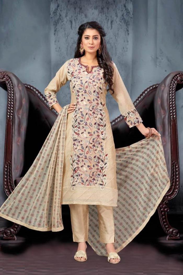 Buy Anokhi Embroidery Work Kurtis With Pants Catalogue at Rs. 8850 online  from Surati Fabric fancy kurtis : SF-AN