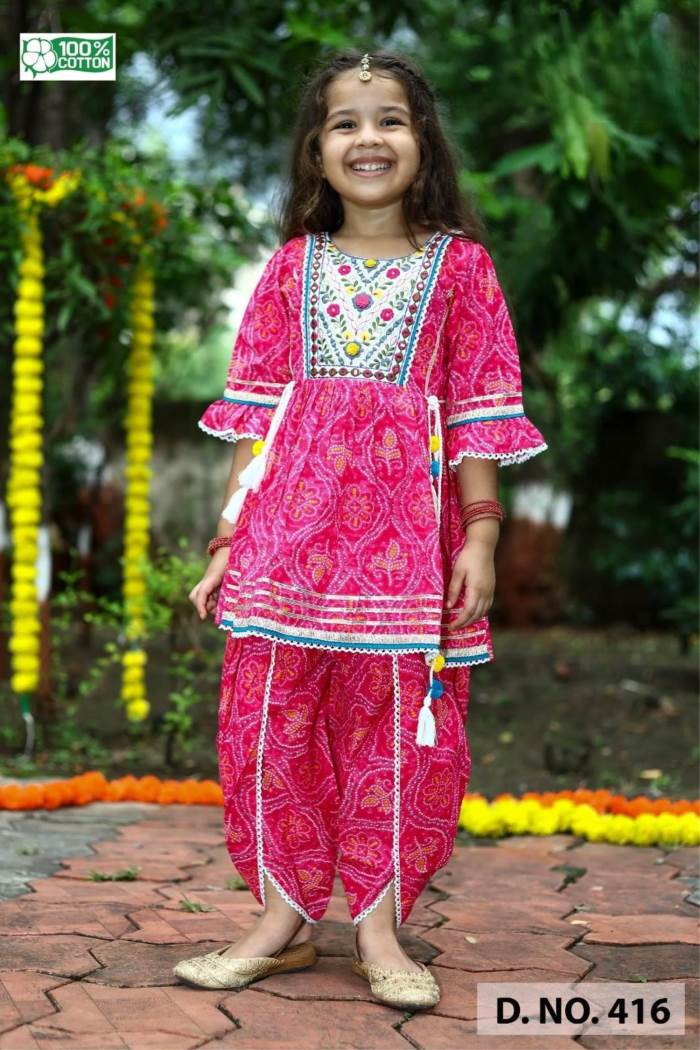 Rani Color Summer Collection Girls Wear Dhoti Suit