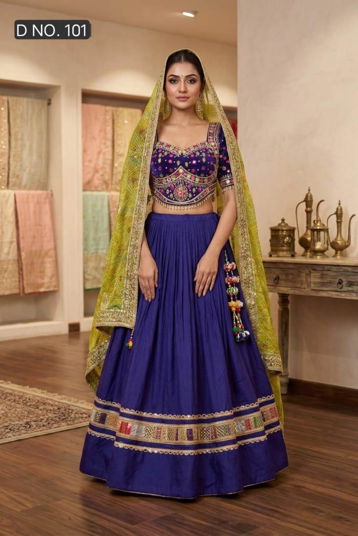 Purple Color Navratri Collection Designer Chaniya Choli