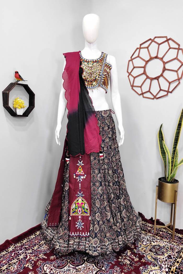 Maroon Color Navratri Collection Designer Lehenga Choli