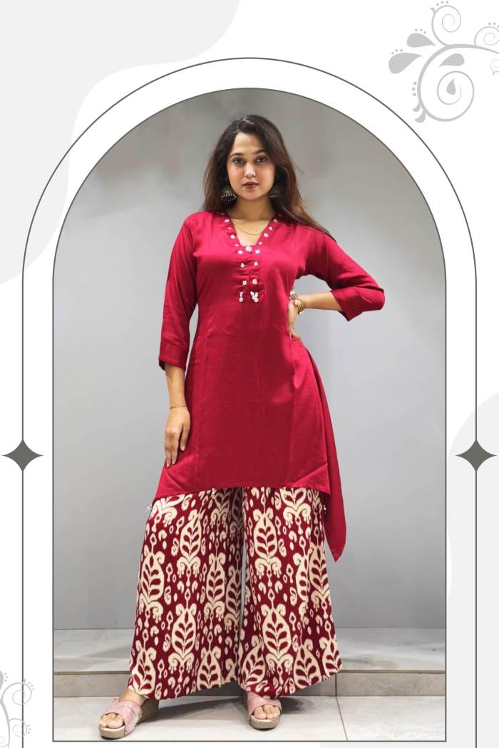 Rani Color Party Wear Designer CO-ORD Set