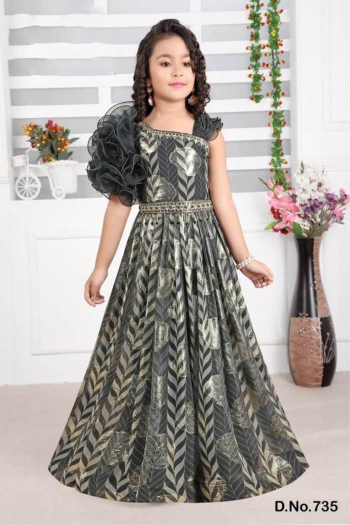 Black Color Party Wear Designer Girls Wear Outfit