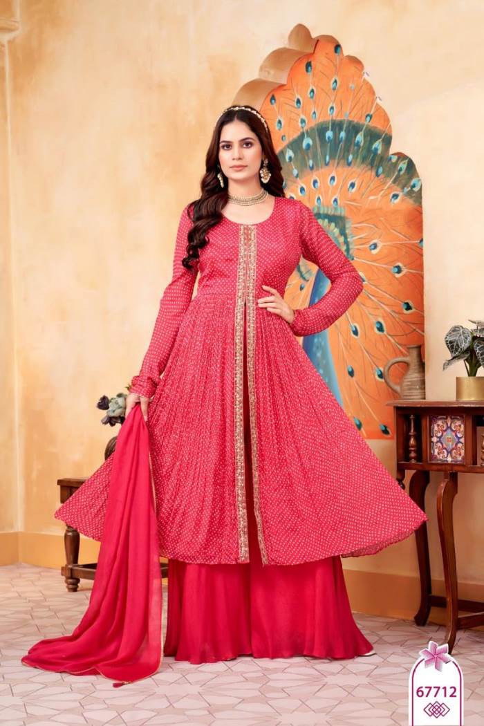 Rani Color Party Wear Designer Indo-Western