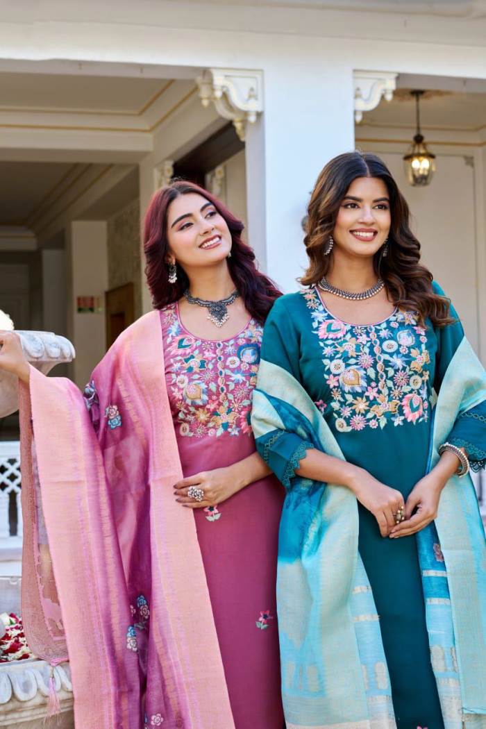 Onion Color Casual Collection Kurti Set